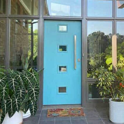 14 Places to Buy or DIY Mid Century Modern Front Doors - Retro