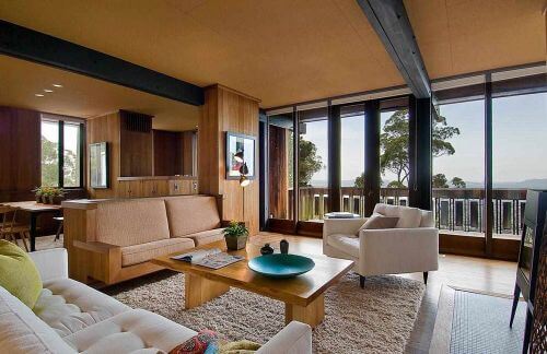 midcentury living room