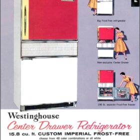 Vintage-Westinghouse-Center-drawer-refrigerator