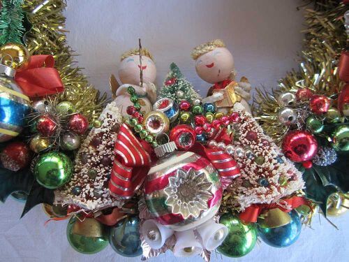 vintage corsage wreath retro crafty