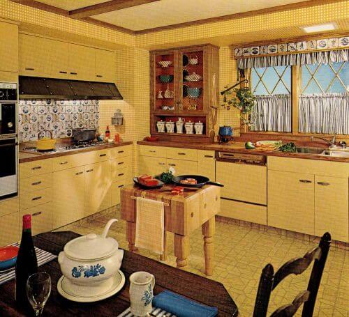 1970s country kitchen