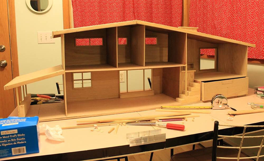 build a dollhouse from scratch
