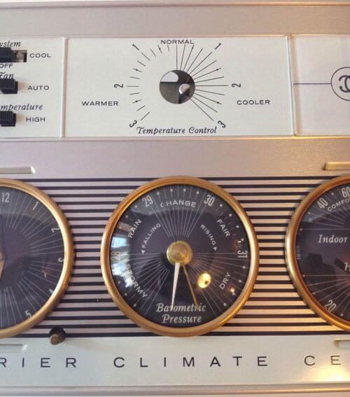 carrier climate center thermostat vintage