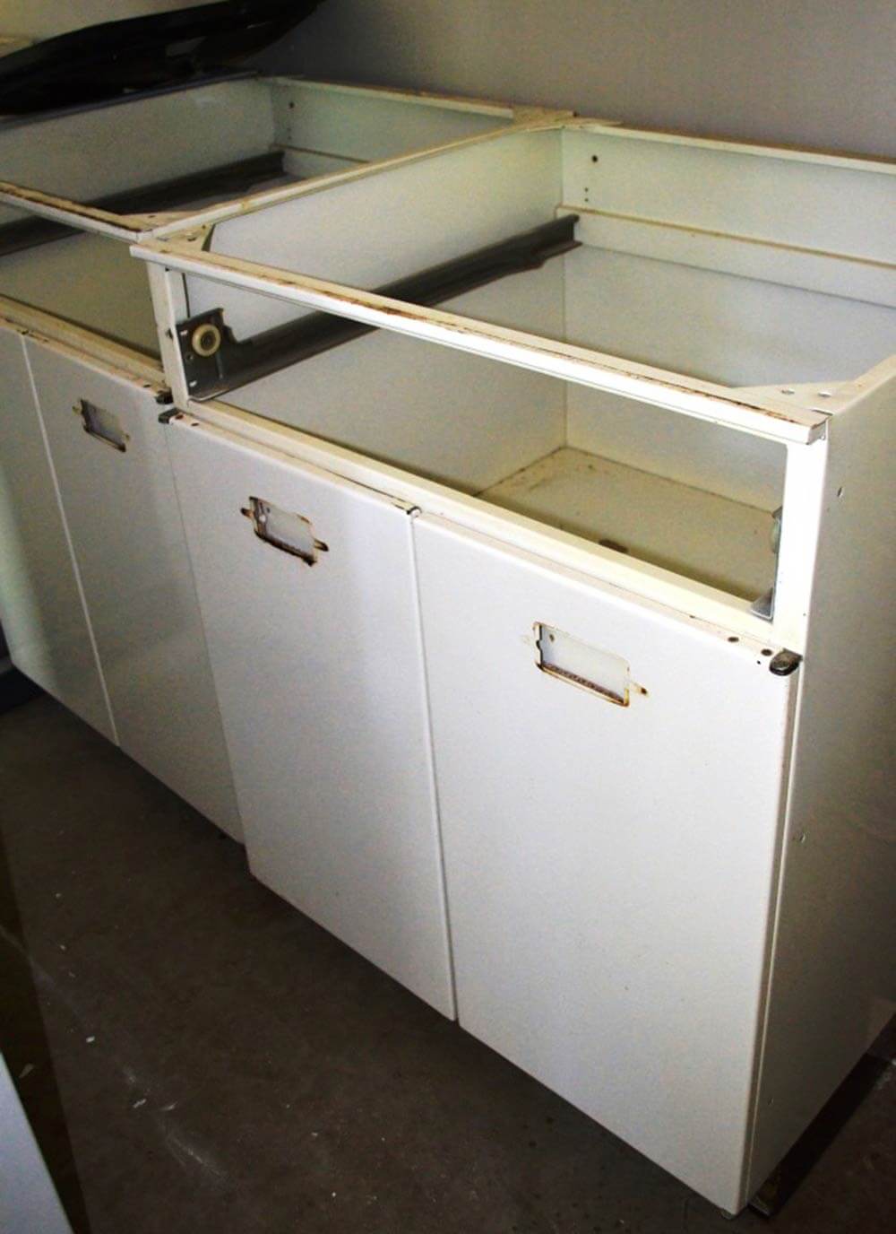  old metal kitchen cabinets
