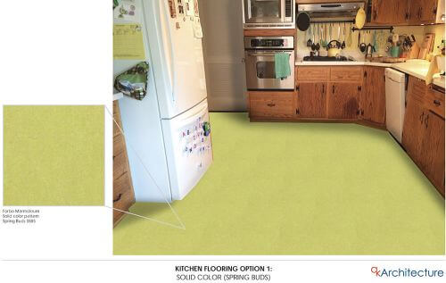 retro kitchen floor