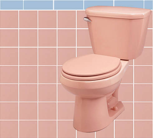 pink and blue bathroom