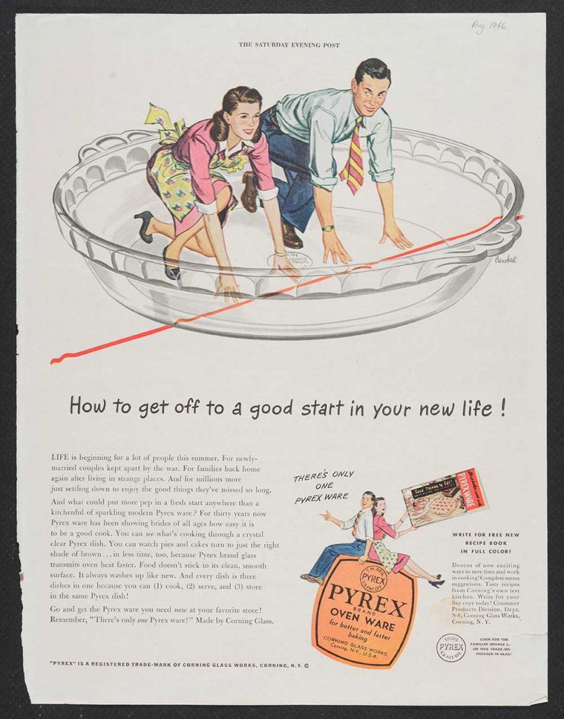 vintage pyrex advertisement