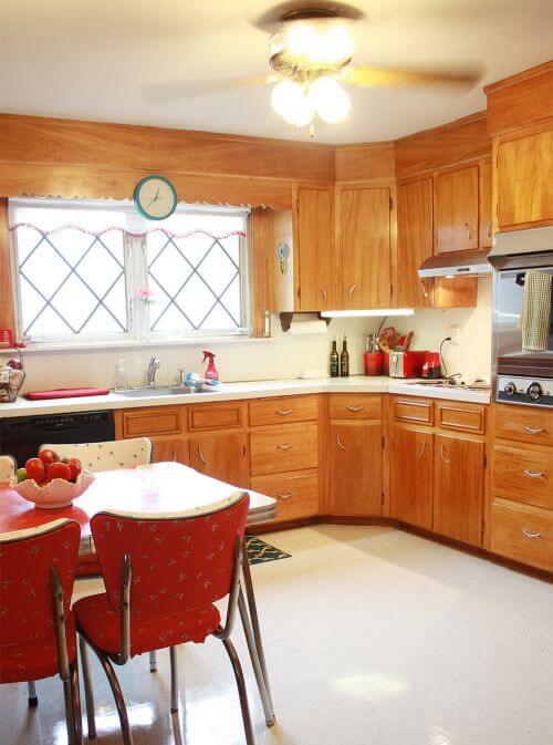 midcentury vintage kitchen