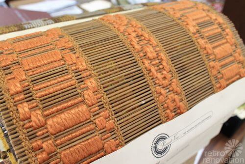 retro woven wood blinds