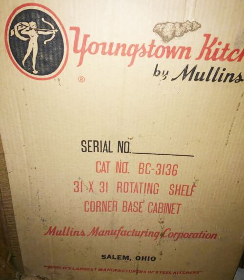 Youngstown Steel cabinet original box