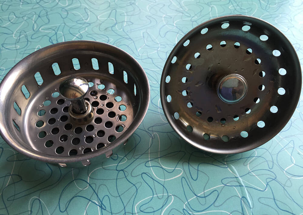 Westbrass DUO BASKET STRAINER 201-SS  For Steel Cast Iron Sink #P80 