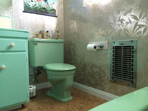 midcentury bathroom