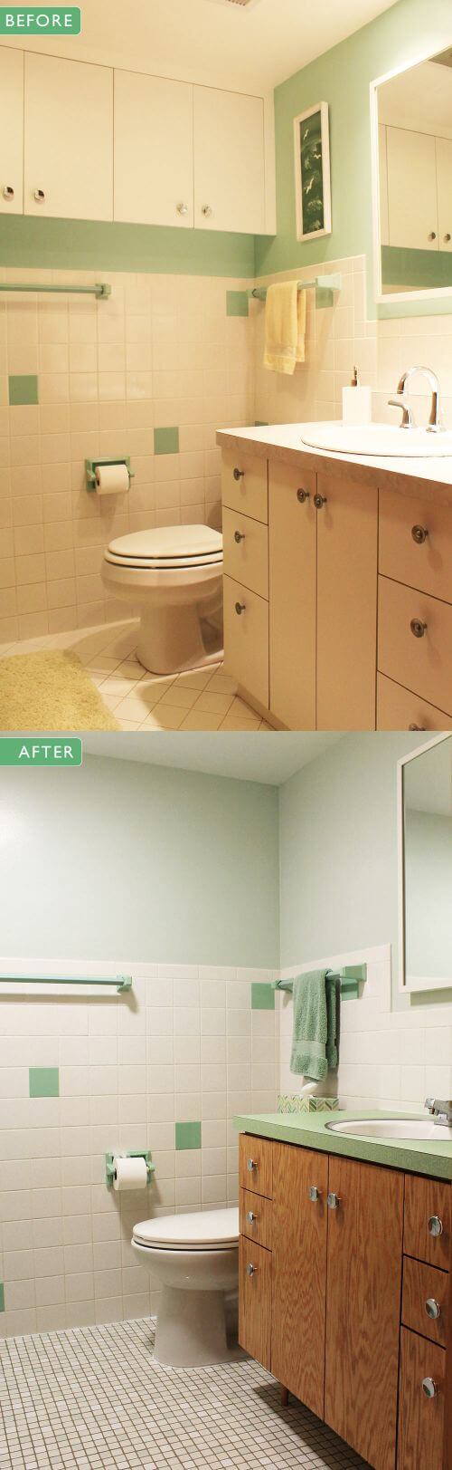 1960s Bathroom Remodel Lite Kate S Before And After Resources - How To Update A 60s Bathroom