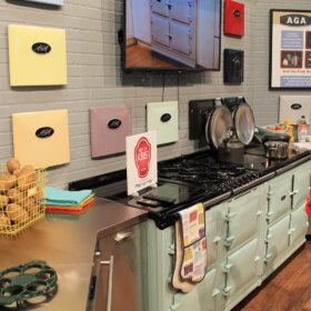 Colorful AGA cookers