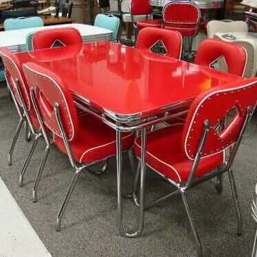 Acme Dinettes, Formica Kitchen Table And Chairs