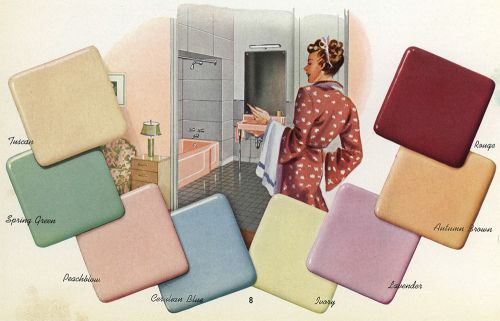 1948 Kohler colors bathroom