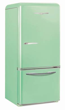 jade green refrigerator