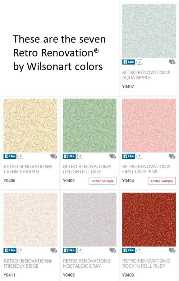 Wilsonart Laminate Color Chart