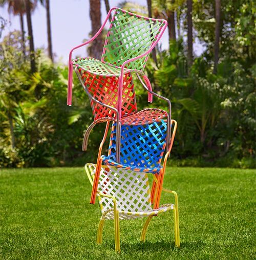 Brown Jordan Celebrates 70 Years Of Iconic Design With Colorful Kantan And Tamiami Reissues Retro Renovation - Brown Jordan Tamiami Patio Chairs