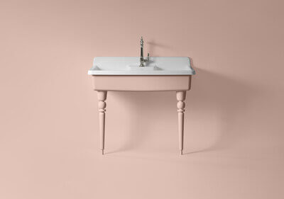 Kohler Farmstead Kitchen sink in Peachblow