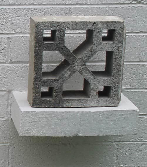 decorative retro concrete block