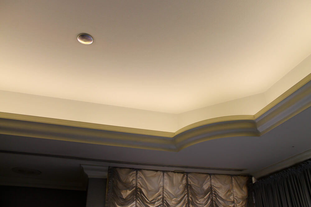lighted tray ceiling