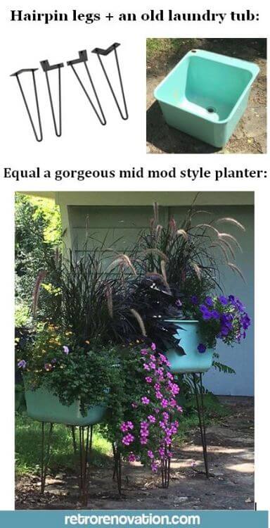 make a midcentury planter