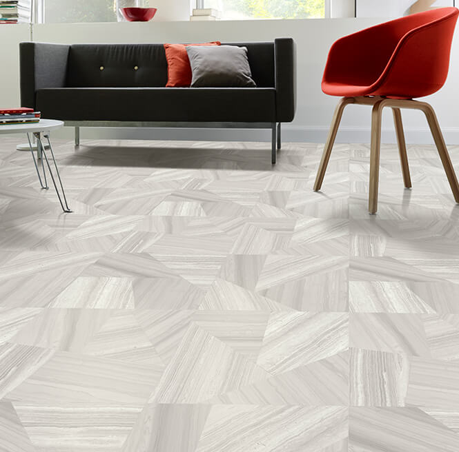 Making dele kabine Streaky jaspe style vinyl sheet flooring - could be great for a retro-modern  home - Retro Renovation