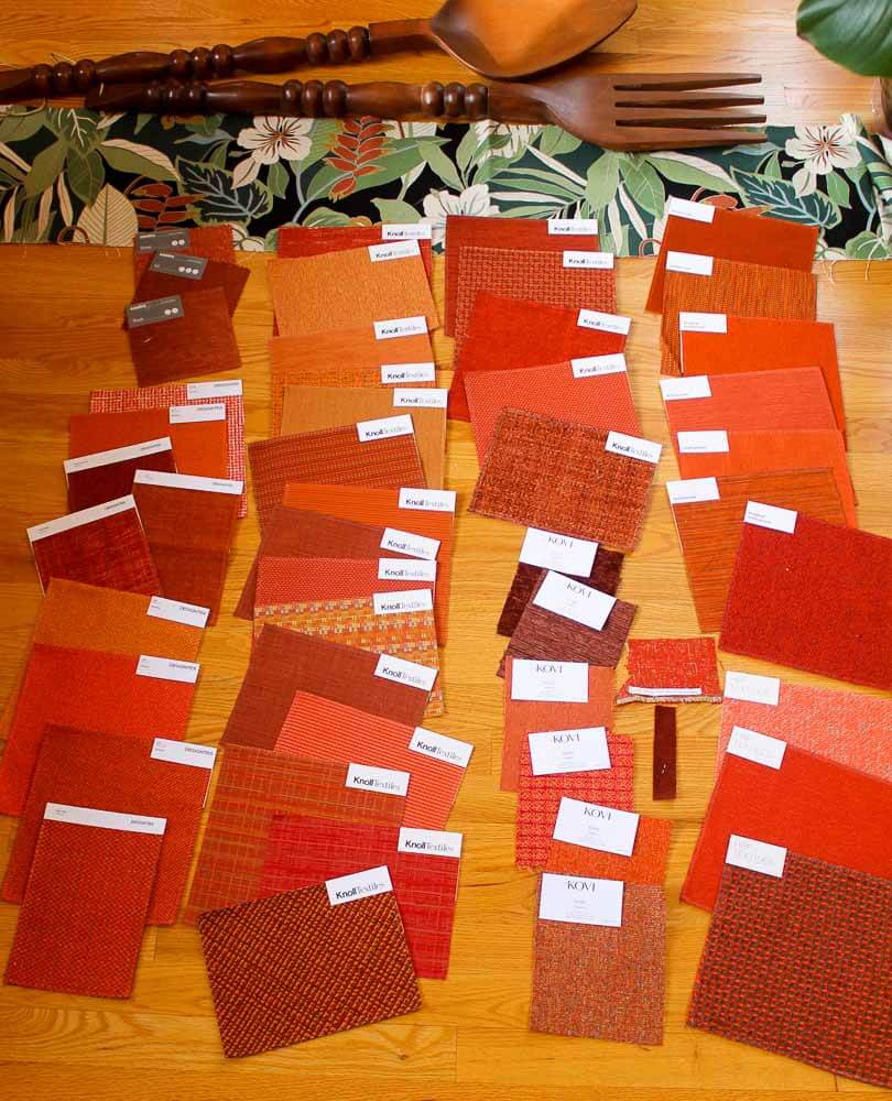 49 Samples Of Orange Upholstery For My New Midcentury Modern Sectional 7 Finalists Which To Choose,Small 1 Bedroom Apartment Design Plans