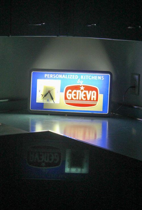 light up geneva kitchens clock