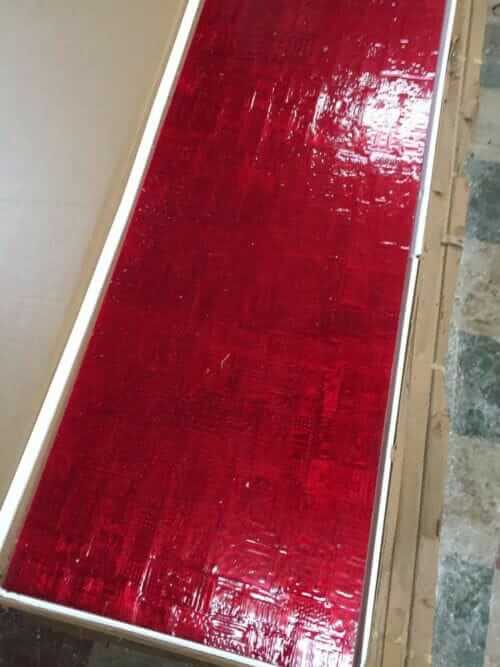 plastic decorator panels aztec maya red