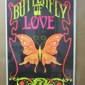 butterfly of love poster in brady bunch house