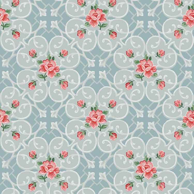 Wallpaper pattern 1950s hi-res stock photography and images - Alamy
