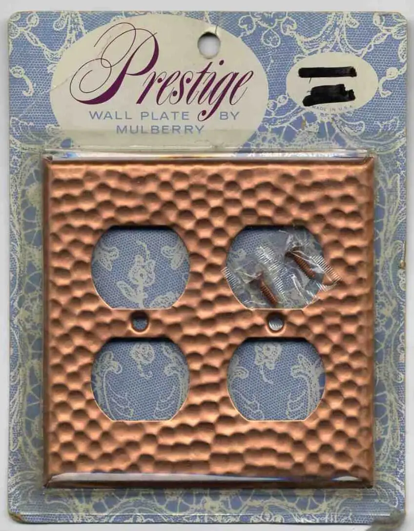 vintage wall plates for midcentury homes