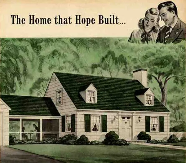 world war II postwar housing 1946 cape