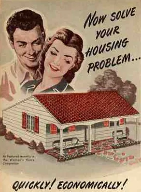 world war II postwar housing 1946