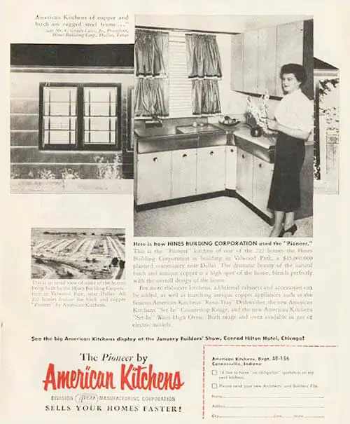 avco american pioneer kitchen 1956