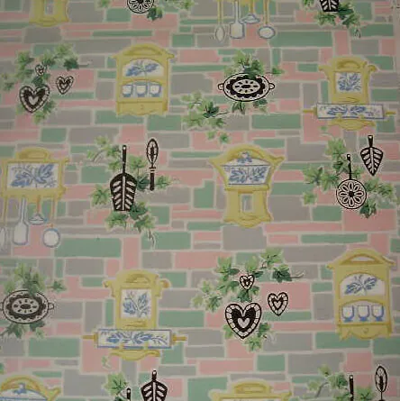 50s vintage wallpaper