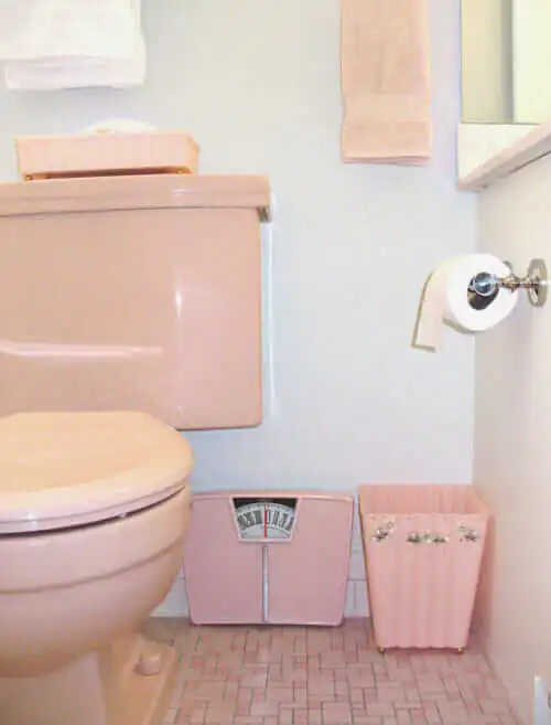 pink bathroom 