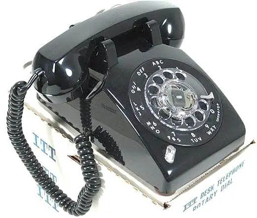 new old stock rotary dial telephone