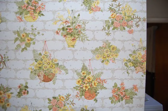 1960s kitchen wallpaper