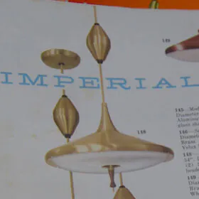 1959 imperialite pendant light