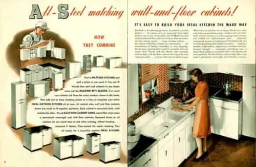 Montgomery Ward kitchen cabinets