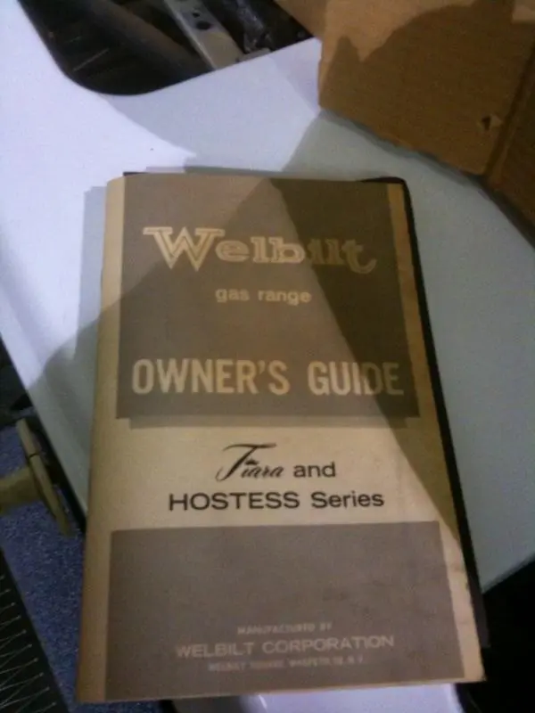 welbilt stove original owners guide