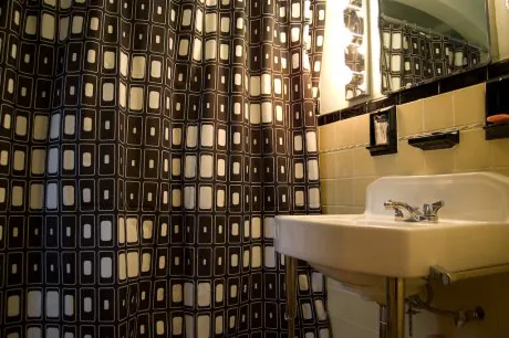 graphic-brown-shower-curtain graphic-brown-shower-curtain