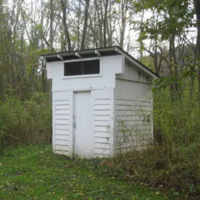 outhouse built by the WPA