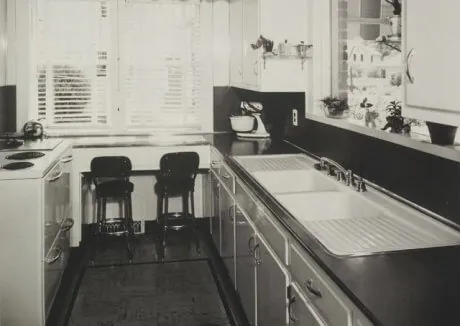 vintage kohler double bowl double drainboard kitchen sink