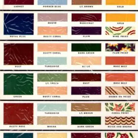 1940s color guide