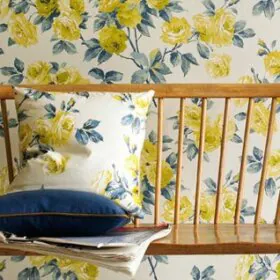 sanderson vintage reproduction wallpaper