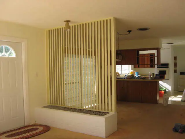 Interior brick planter